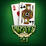 Pirate 21 Blackjack logó