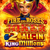 Fire and Roses Joker 2 All-In King Millions logó