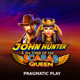 John Hunter and the Tomb of the Scarab Queen logó