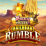 Piggy Prizes Railroad Rumble logó