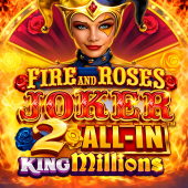 Fire and Roses Joker 2 All-In King Millions logó