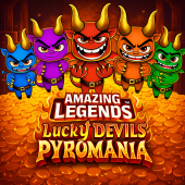Amazing Legends Lucky Devils Pyromania logó