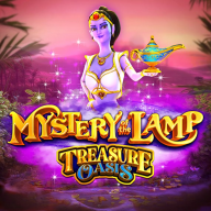 Mystery of the Lamp Treasure Oasis logó