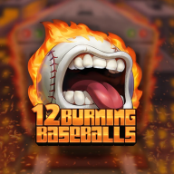 12 Burning Baseballs logó