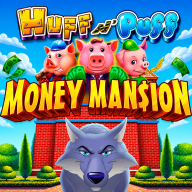 Huff N' Puff Money Mansion logó