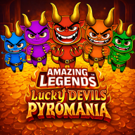 Amazing Legends Lucky Devils Pyromania logó