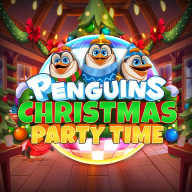 Penguins Christmas Party Time logó