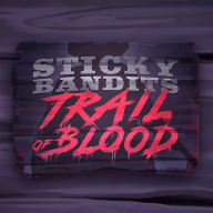 Sticky Bandits Trail of Blood logó