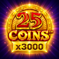 25 Coins x3000 logó