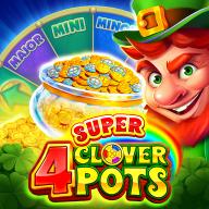 4 Super Clover Pots logó