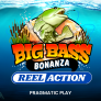Big Bass Bonanza Reel Action logó
