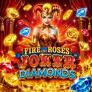 Fire and Roses Joker Diamonds logó