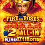 Fire and Roses Joker 2 All-In King Millions logó