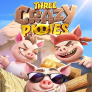Three Crazy Piggies logó