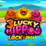 3 Lucky Hippos logó