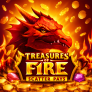 Treasures of Fire Scatter Pays logó
