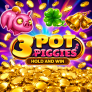 3 Pot Piggies Hold and Win logó