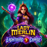 Lady Merlin Lightning Chase logó
