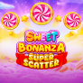Sweet Bonanza Super Scatter logó