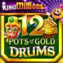12 Pots of Gold Drums King Millions logó