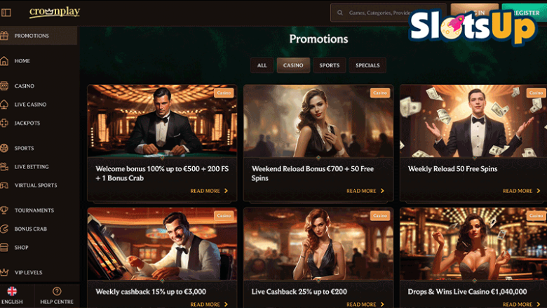 crownplay promóciók