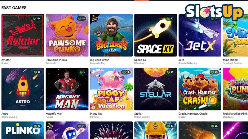 20Bet gyors játékok