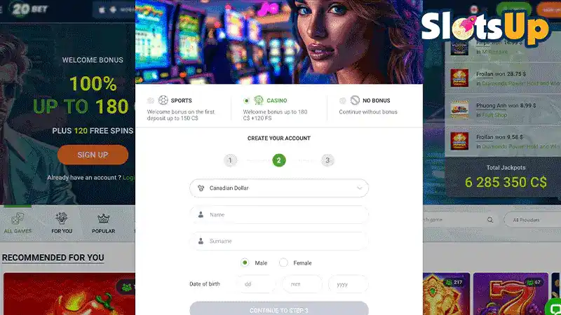 20Bet bejelentkezés 3
