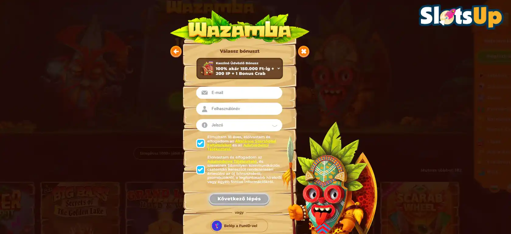Wazamba bejelentkezés 2