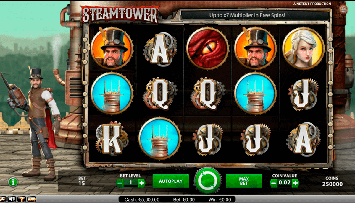 steam tower netent kaszino jatek 