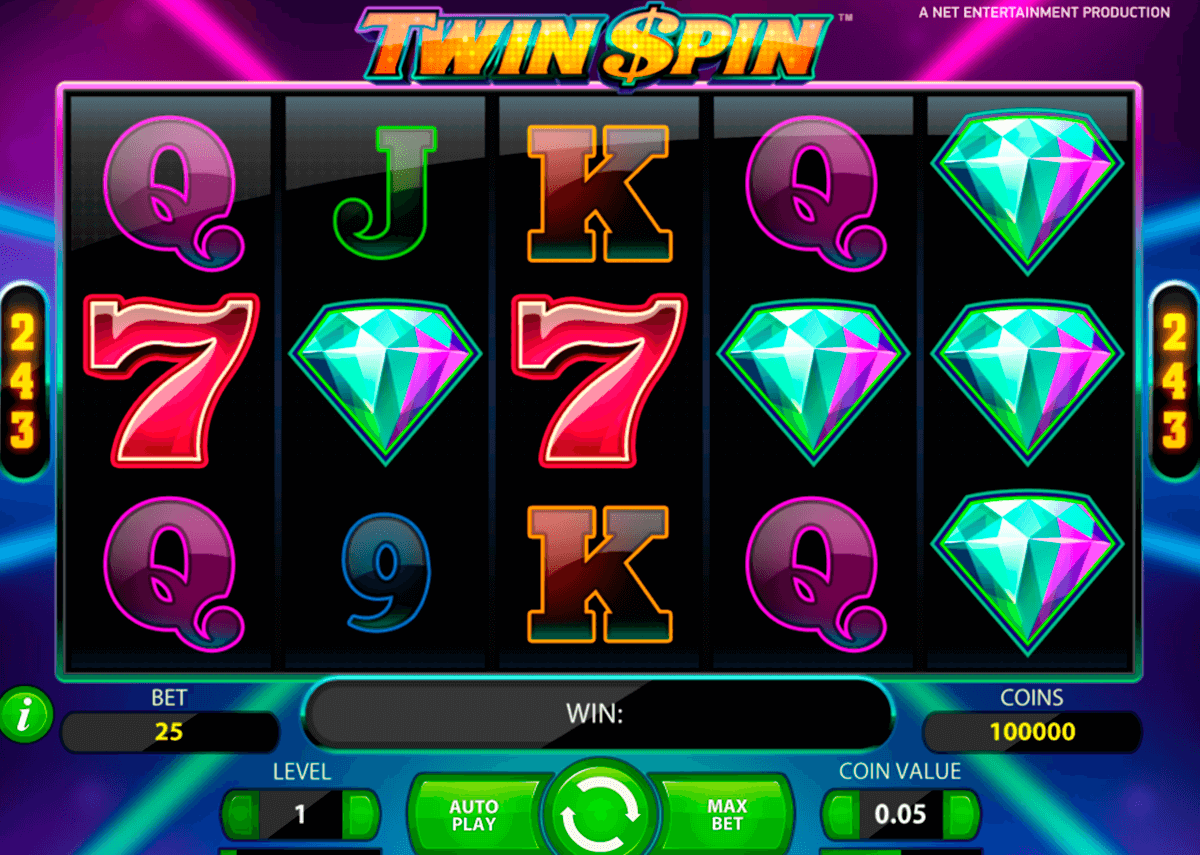 twin spin netent kaszino jatek 
